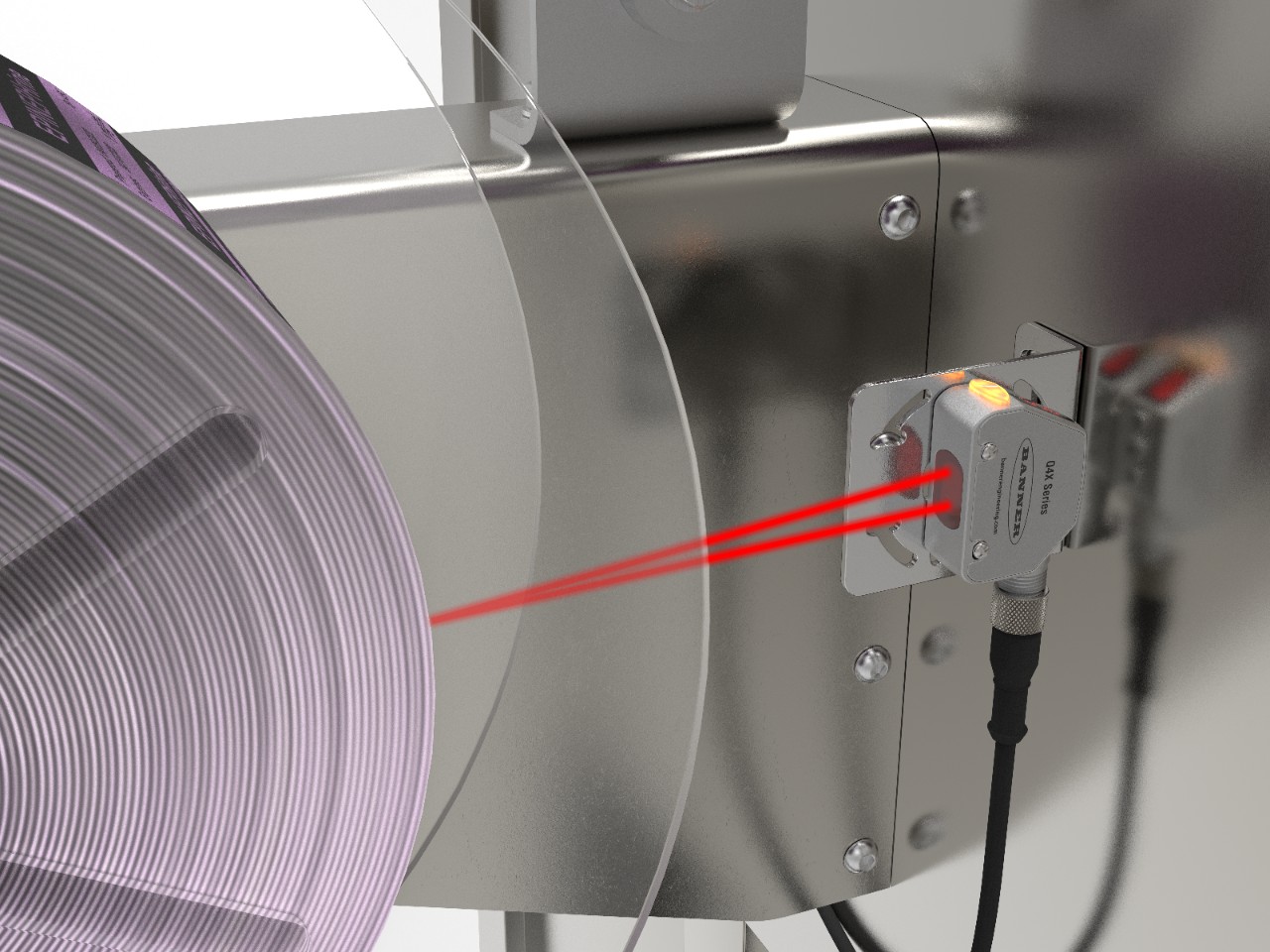 Sensor De Rolo Diâmetro do Rolo e Controle de Tensão
