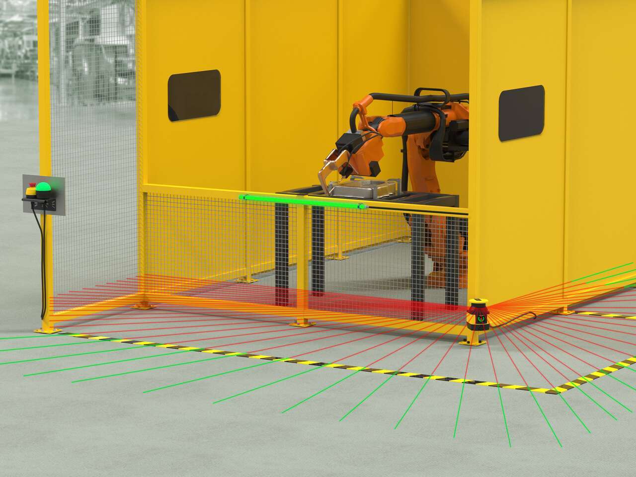 SX5 guarding welding cell