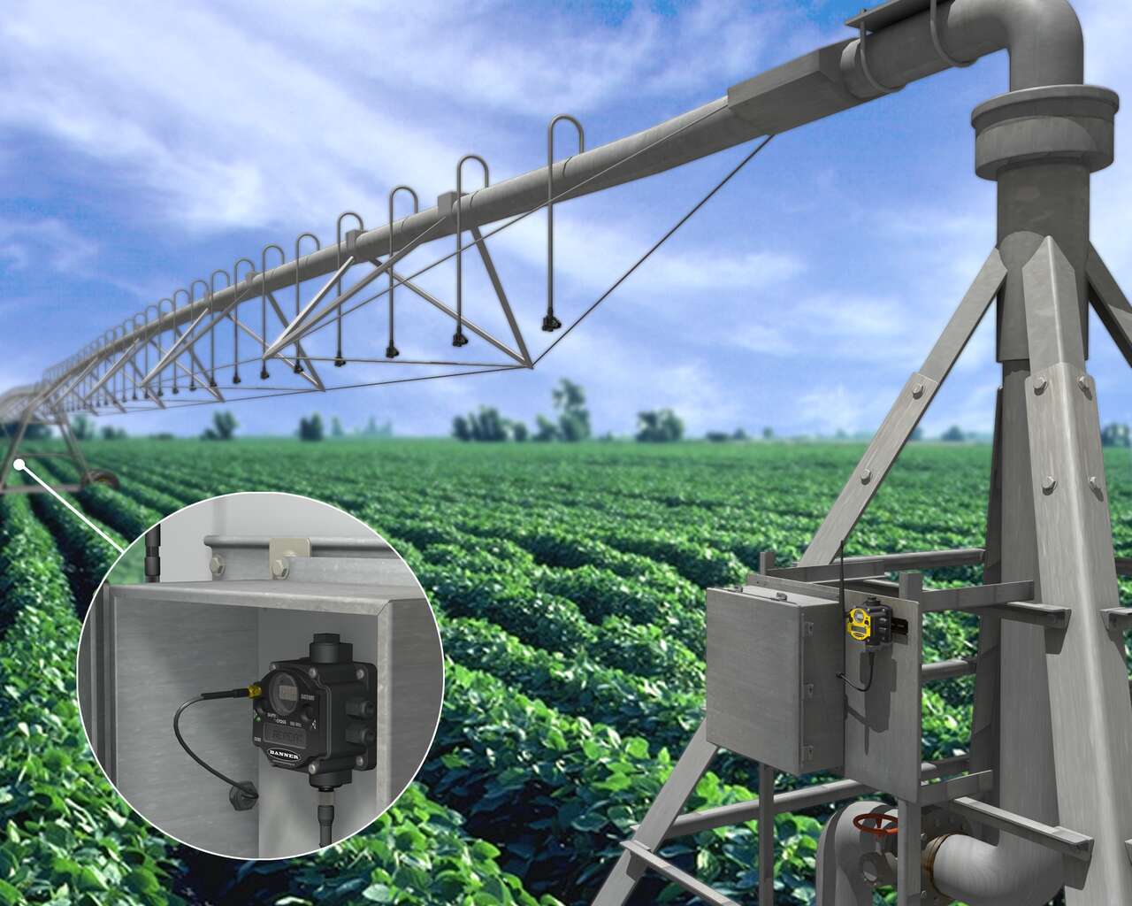 Irrigation à pivot central