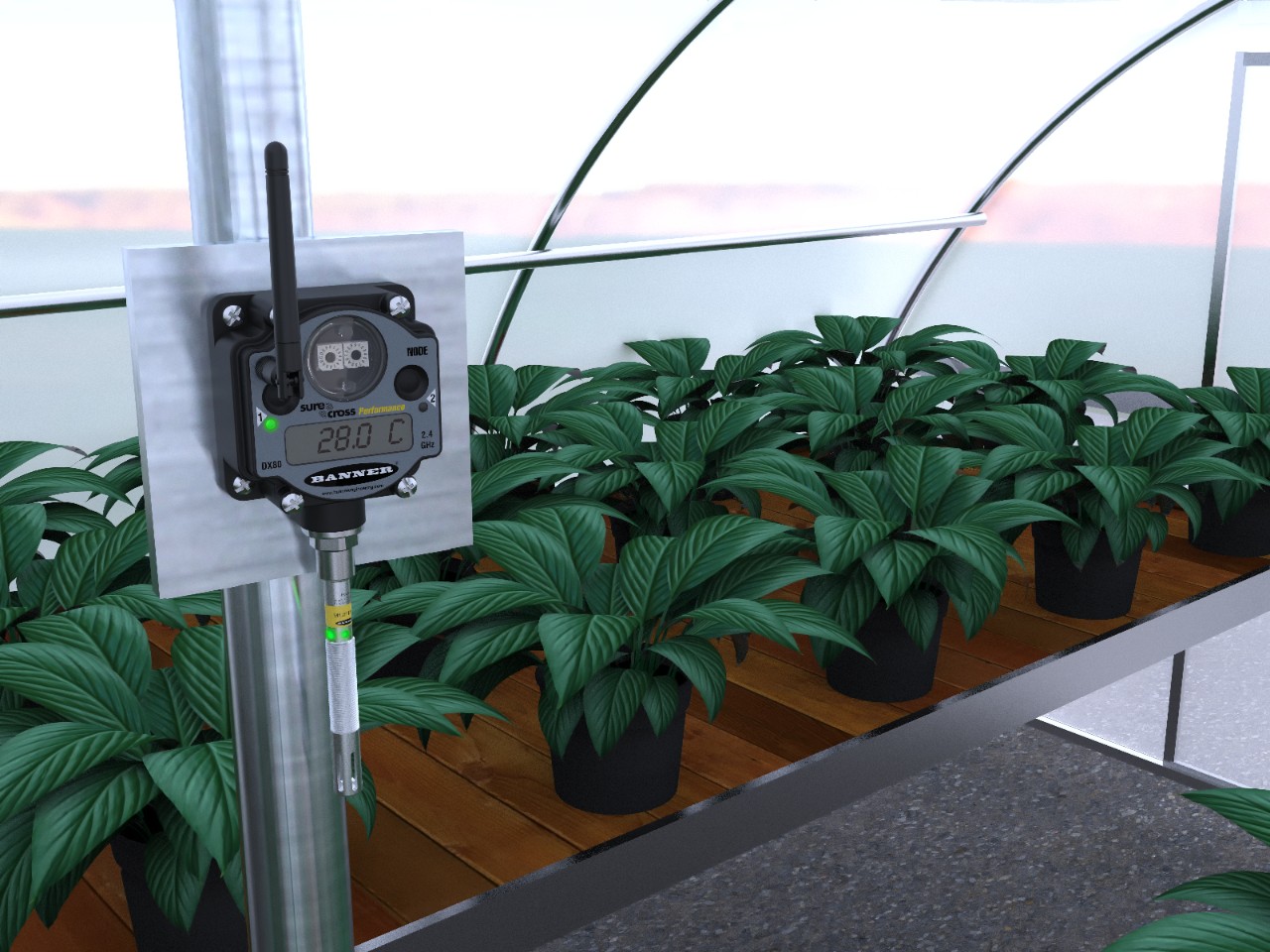 Greenhouse Temperature and Humidity Monitoring