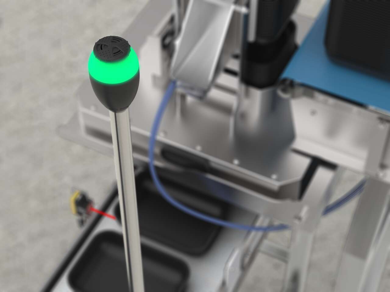 local indicator on a food packaging machine