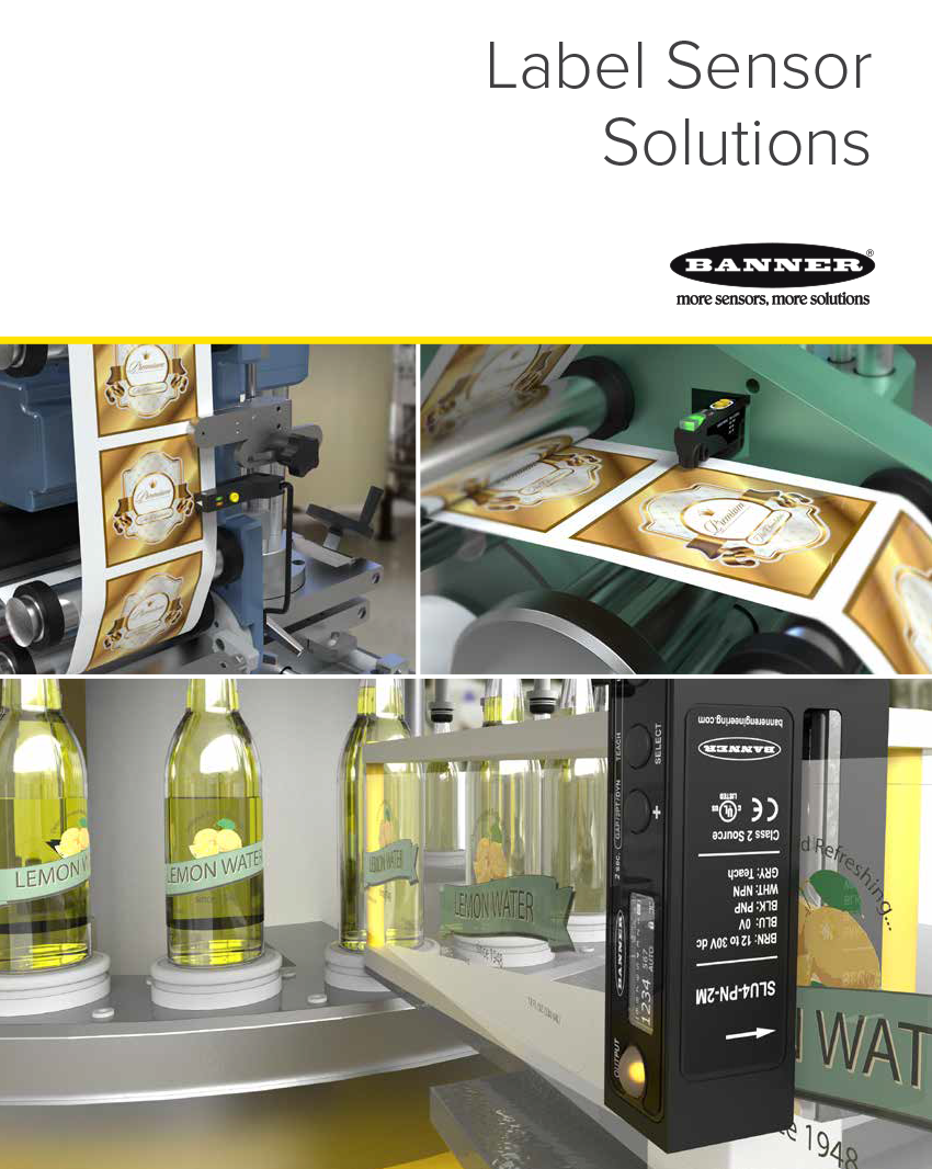 Catalogo Soluzioni per sensori di etichette Banner