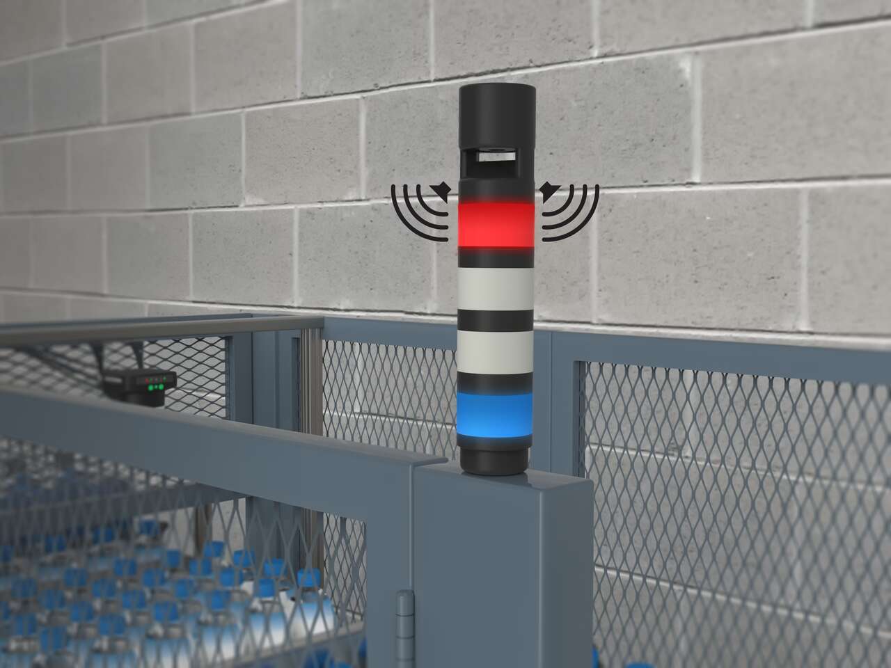 TL50 tower light with audible indicates status on a beverage line