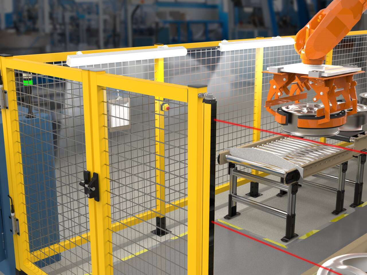 Workcel Robotic Work Cell Lighting