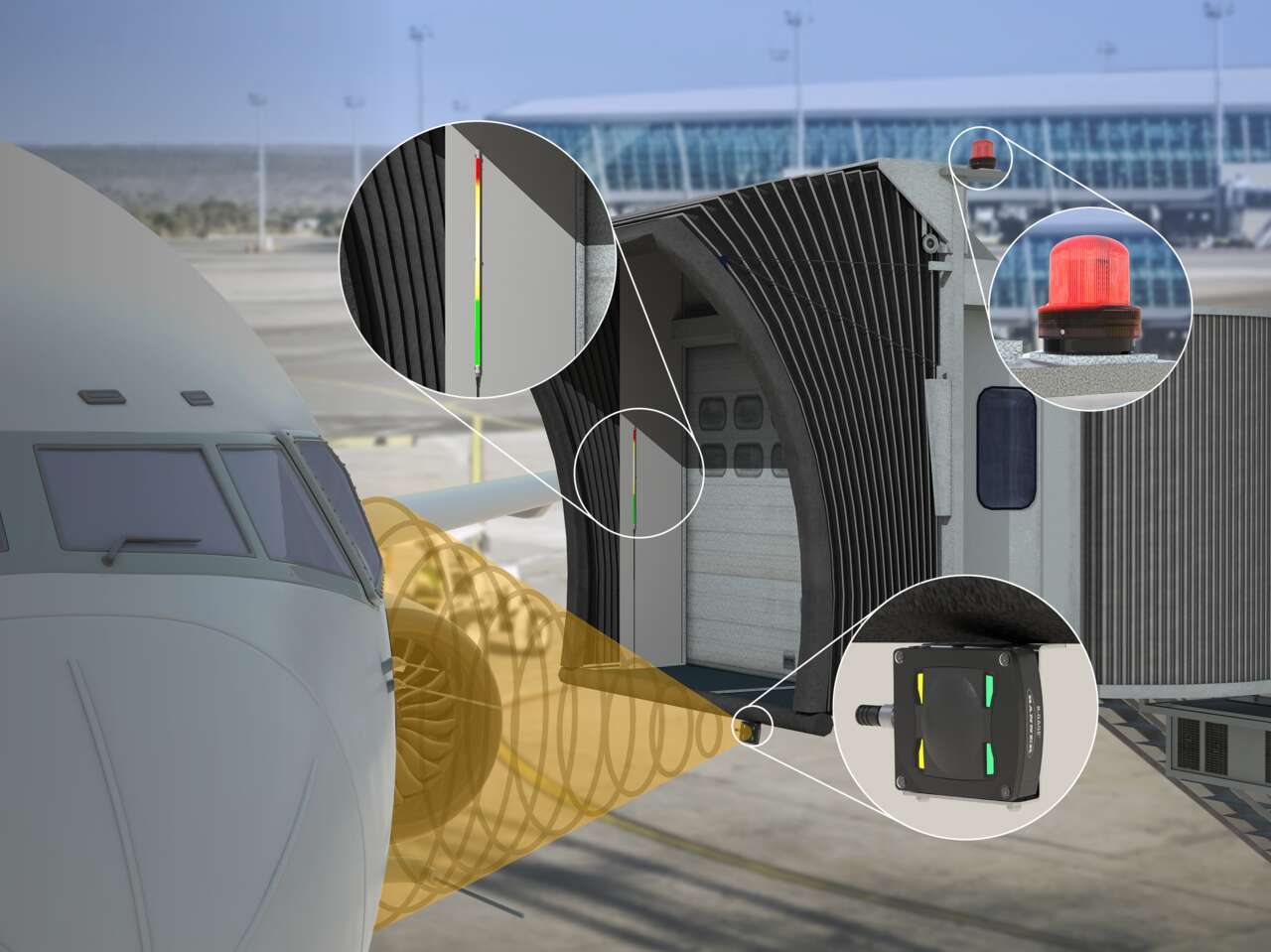 Jet Bridge-to-Aircraft Collision Avoidance