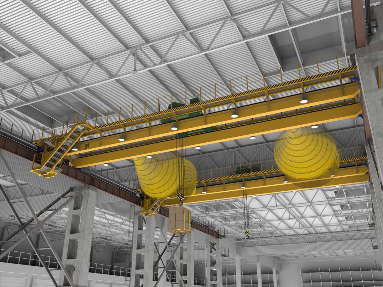 Position Monitoring for Overhead Gantry Cranes 