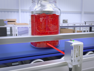Clear Glass Jar Detection for Food and Beverage Splash Zone