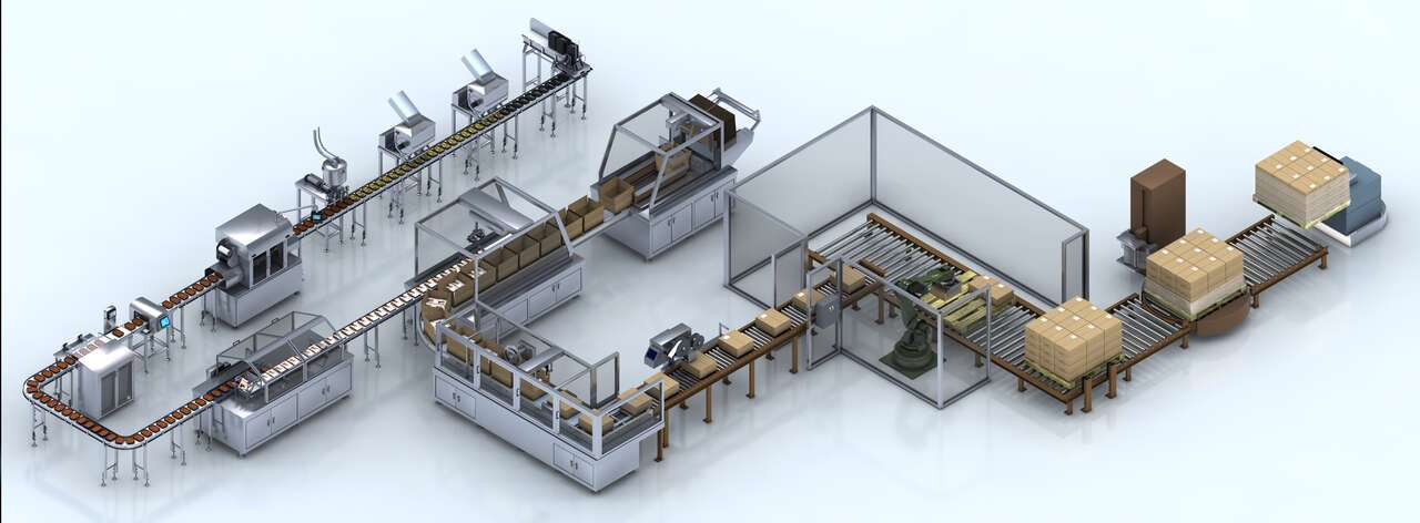 Food Packaging Line Automated Industrial Solutions
