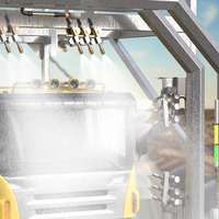 Rugged, Highly Visible Indication Improves Efficiency at a Truck Wash