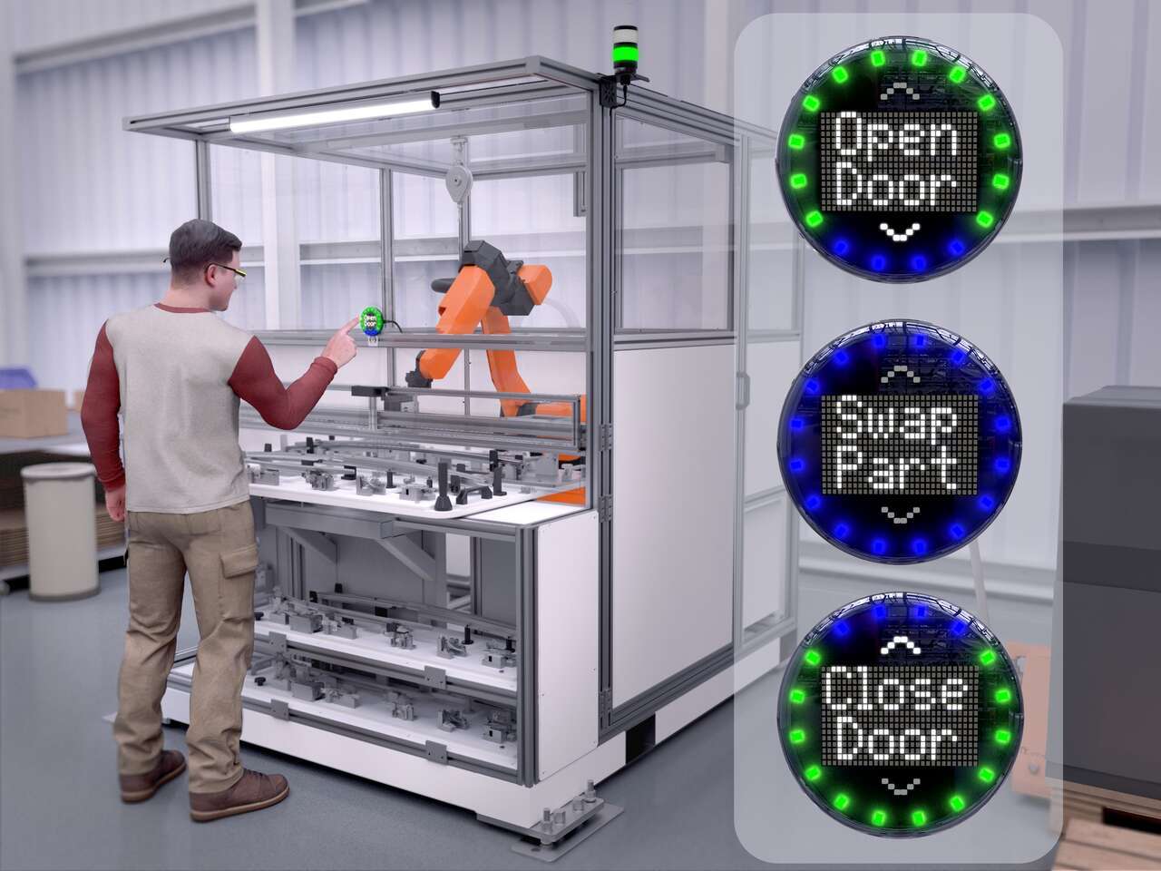 Point-of-Use Interface for Robotic Assembly Cells 