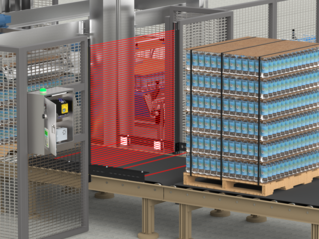 Safeguarding Access Points to a Depalletizer