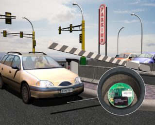 Detecting Vehicle's Arrival at Parking Kiosk and Activating Pay Station