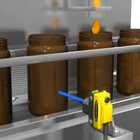 Blue LED Sensor Detects Amber Bottles