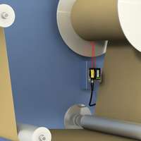 Efficient Paper Roll Measurement with Laser Sensors