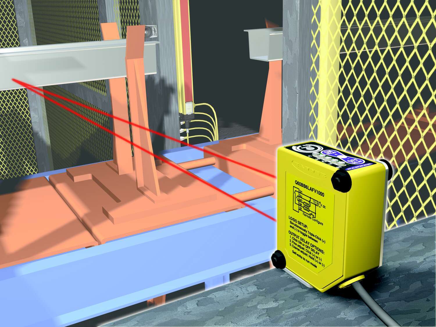 Long-Range Feature Detection Image