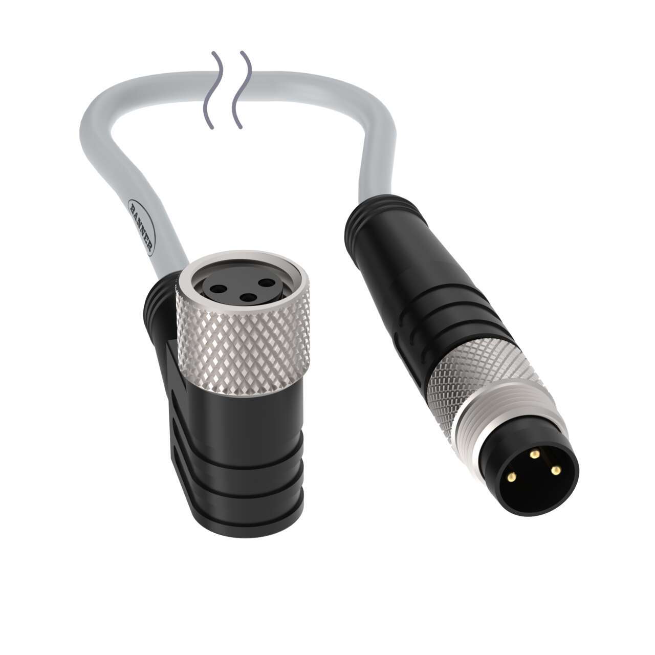 Conector M8 Doble Terminal BANNER - 15m, Alta Flexibilidad
