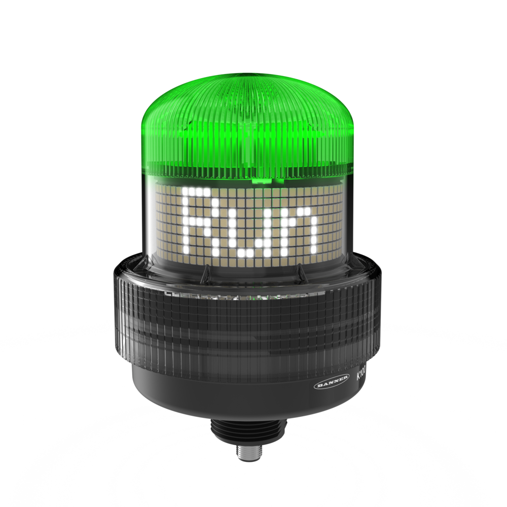 K100 Programmable Display Beacon - Green