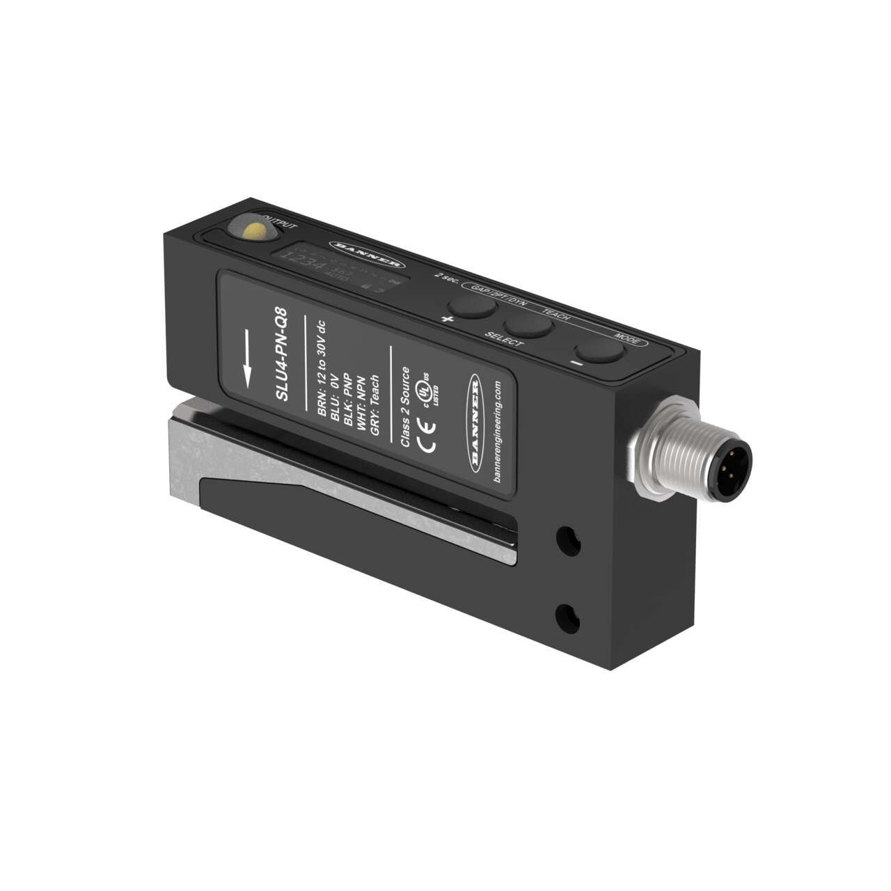 SLU4-PN-Q8 | Serie SLU4 Sensor Ultrasónico de Etiquetas