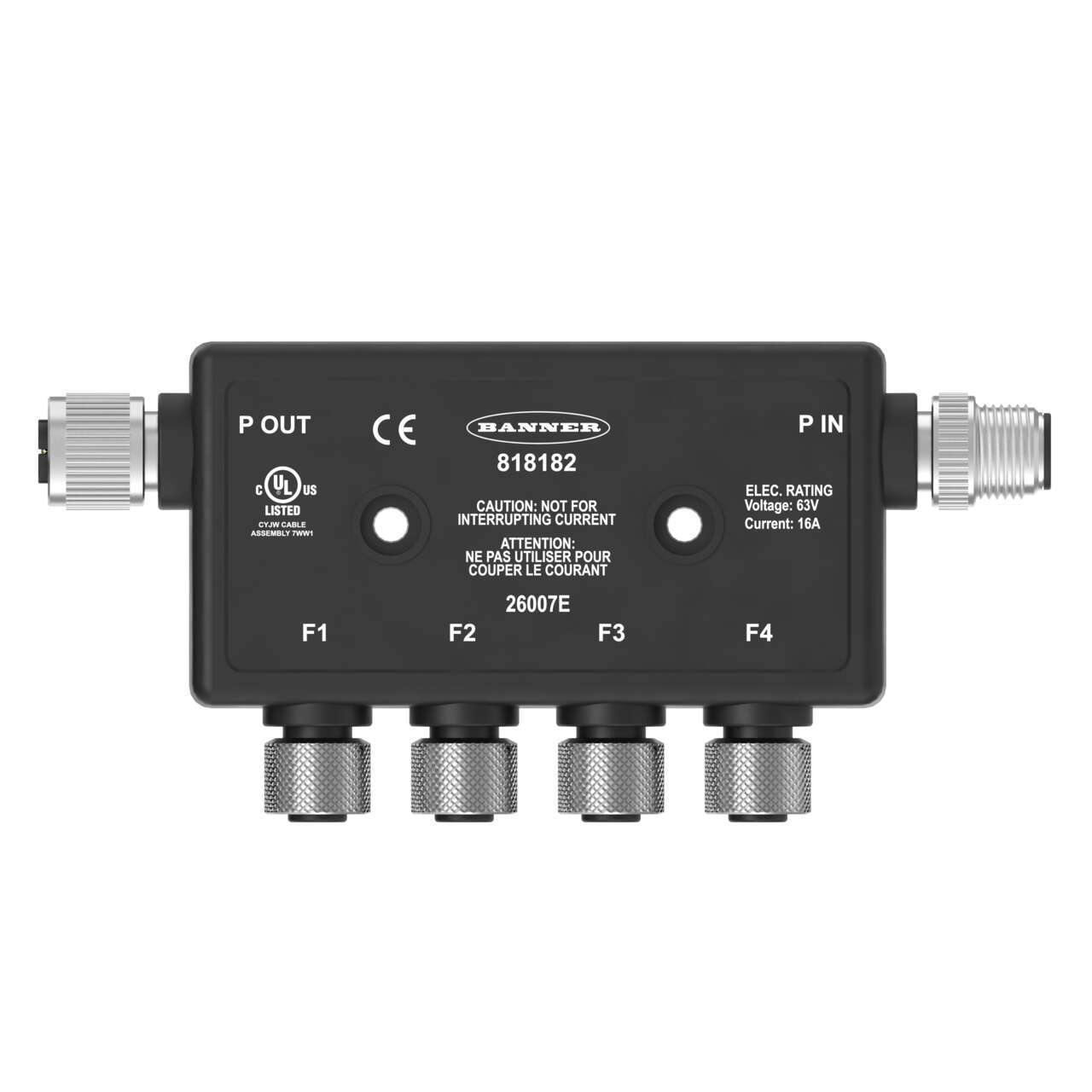 R95-M12LM5-M12LF5-4M12F5-P13 | Molded Junction Blocks