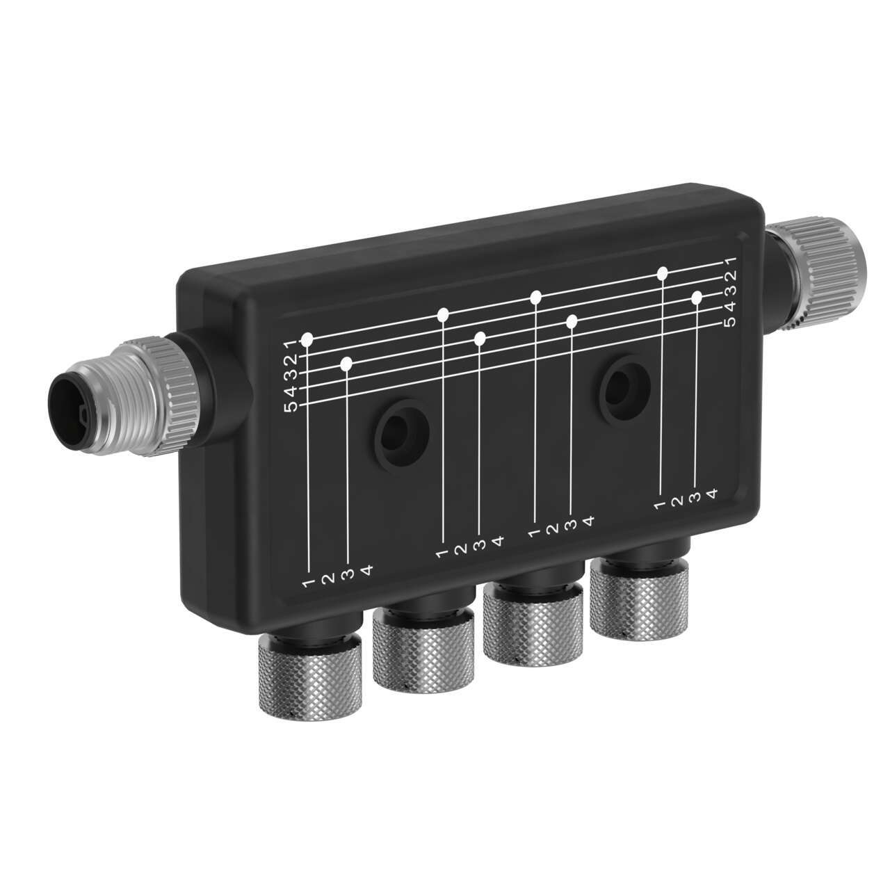 R95-M12LM5-M12LF5-4M12F5-P13 | Molded Junction Blocks