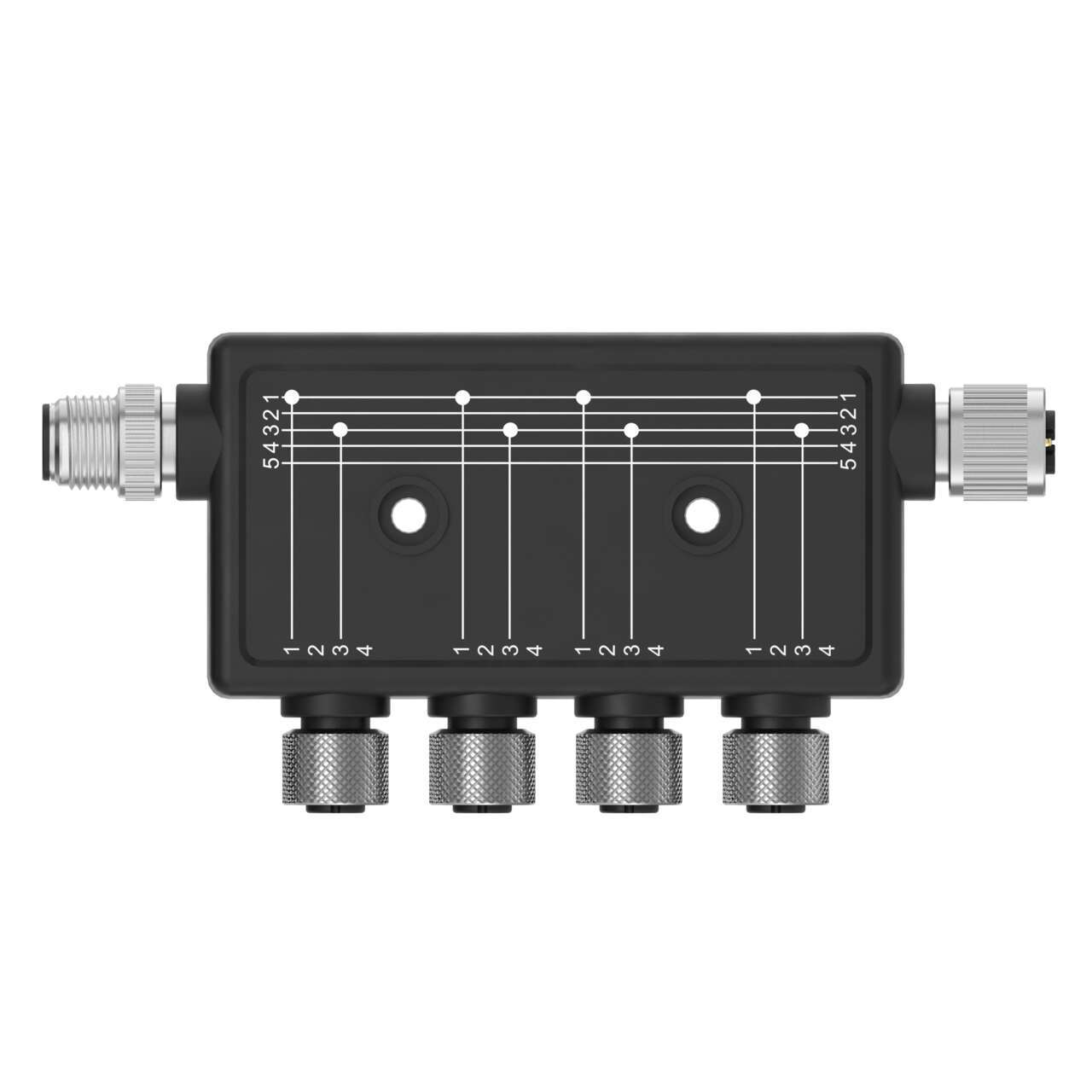 R95-M12LM5-M12LF5-4M12F5-P13 | Molded Junction Blocks
