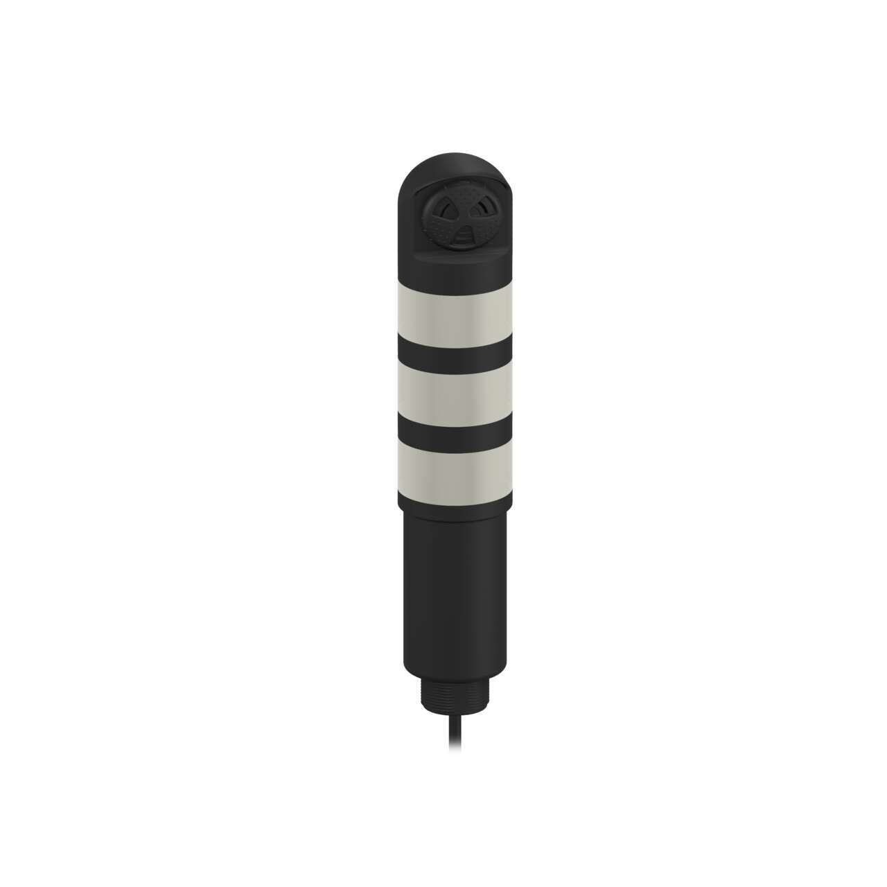 TORRETA LED DE 50 MM 3 COLORES VERDE, AMARILLO Y ROJO, OMNIDIRECCIONAL AUDIBLE DE 100-240 VAC CON CA