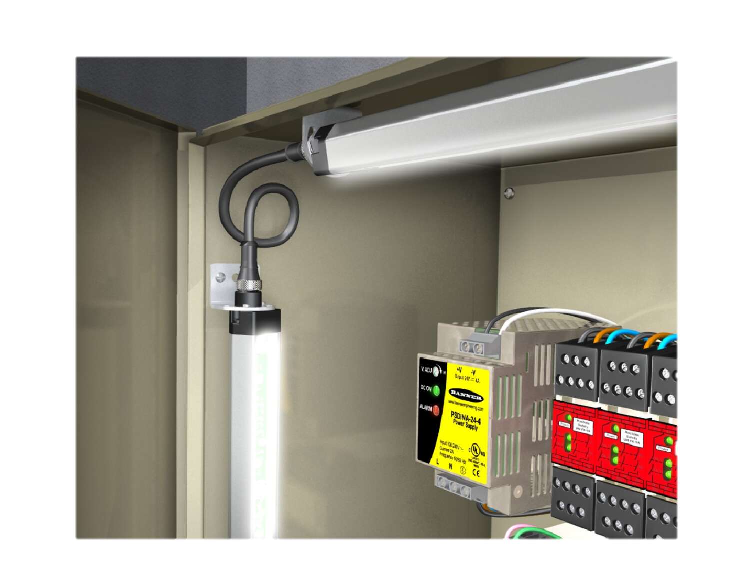 Work Light Strips for Bright Cabinet Illumination