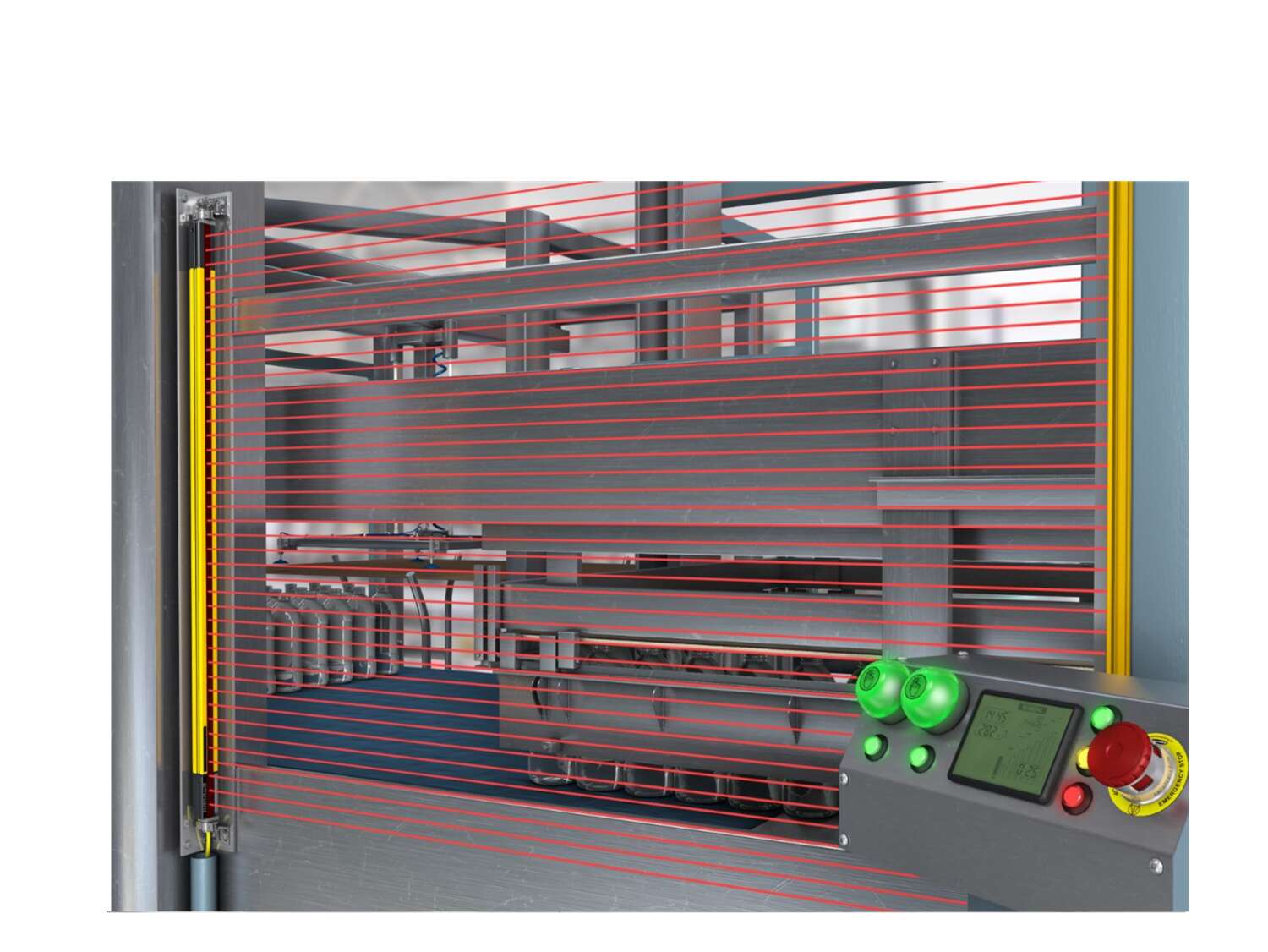Safety light curtain