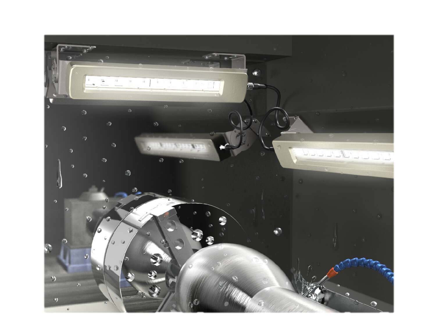 Cost-effective LED Lights Replace Fluorescent Fixtures in Machines