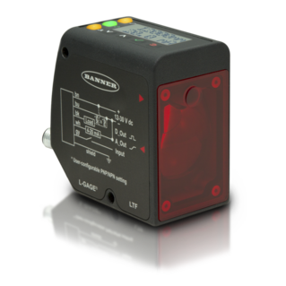 Banner Engineering L-GAGE LTF Laser Measurement Sensor Provides Superior Durability and Precision Measurement