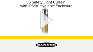 LS Safety Light Curtain with IP69K Hygienic Enclosure [Video]