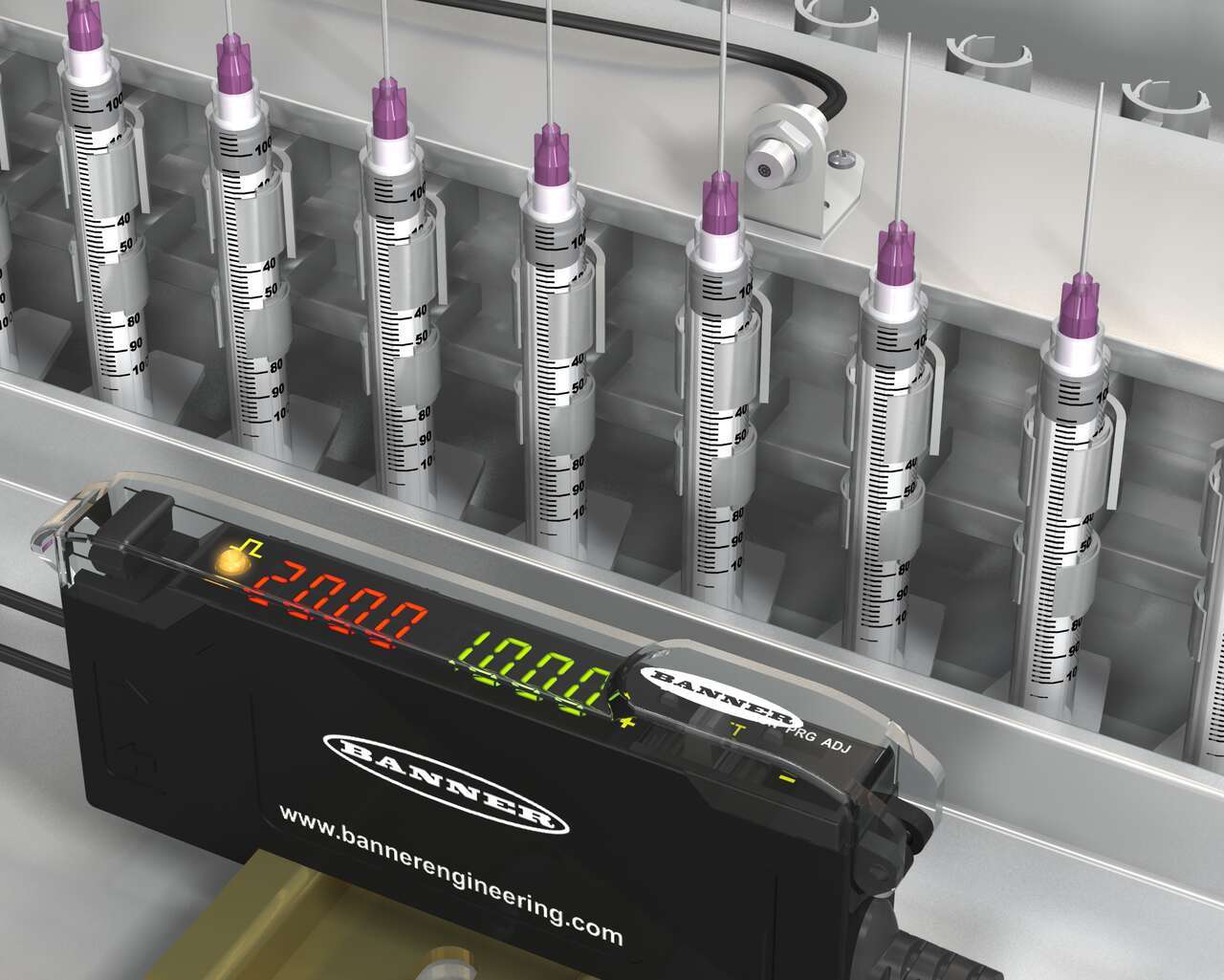 Syringe Color Inspection Inspection de seringues