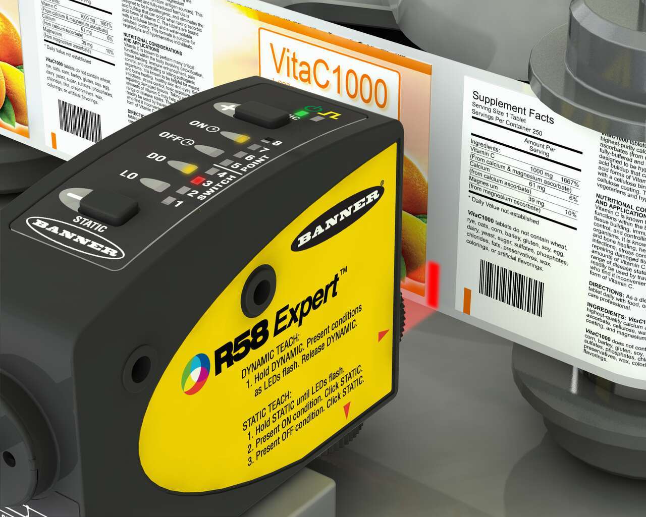 Détection de repères sur les étiquettes