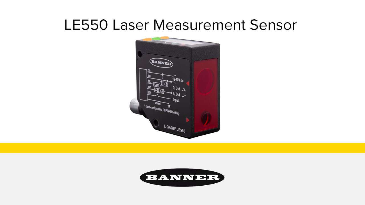 Le550 Laser Measurement Sensor Video